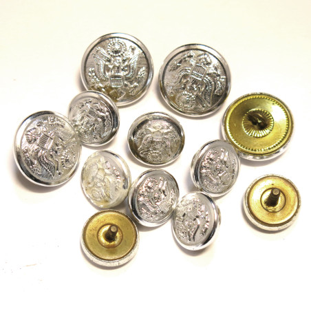Lot de 12 boutons  US 39/45 ref 50 bo39
