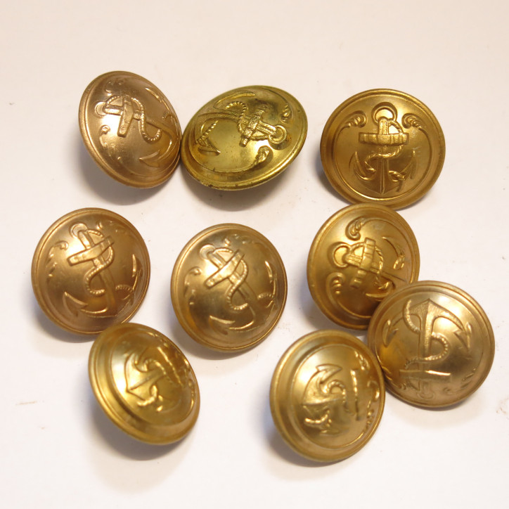 Lot de 9  boutons militaire ref 70  bo 39 