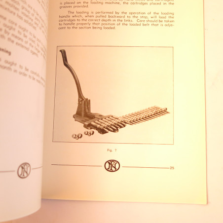 Livre TM sur la  mitrailleuse US Browning 30  ref 