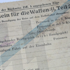 Papier original  Kleiner fur die Waffen SS ref 10 bo doc
