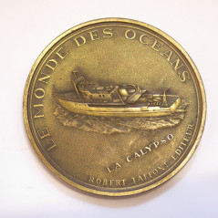 Jeton insigne Commandant Jacques Cousteau Duboc ref bo41