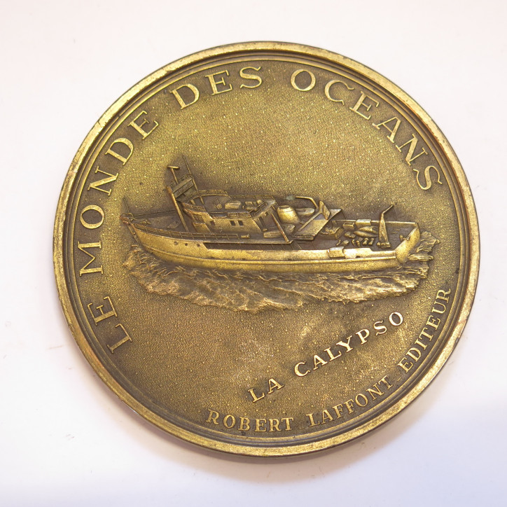Jeton insigne Commandant Jacques Cousteau Duboc    ref bo41 