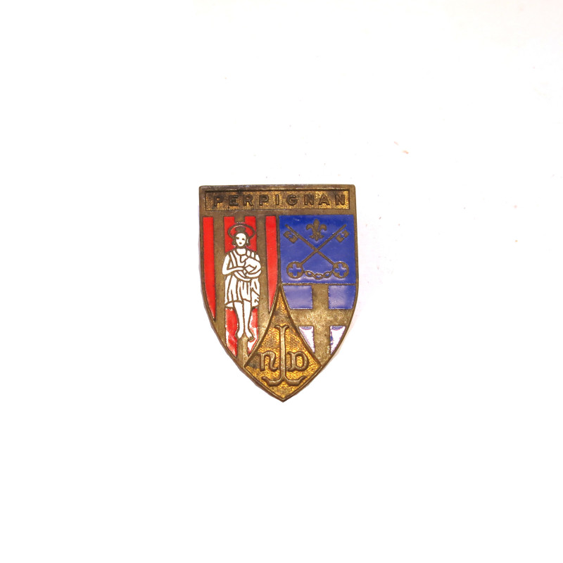 Insigne Ville de Perpignan ref bo 41 