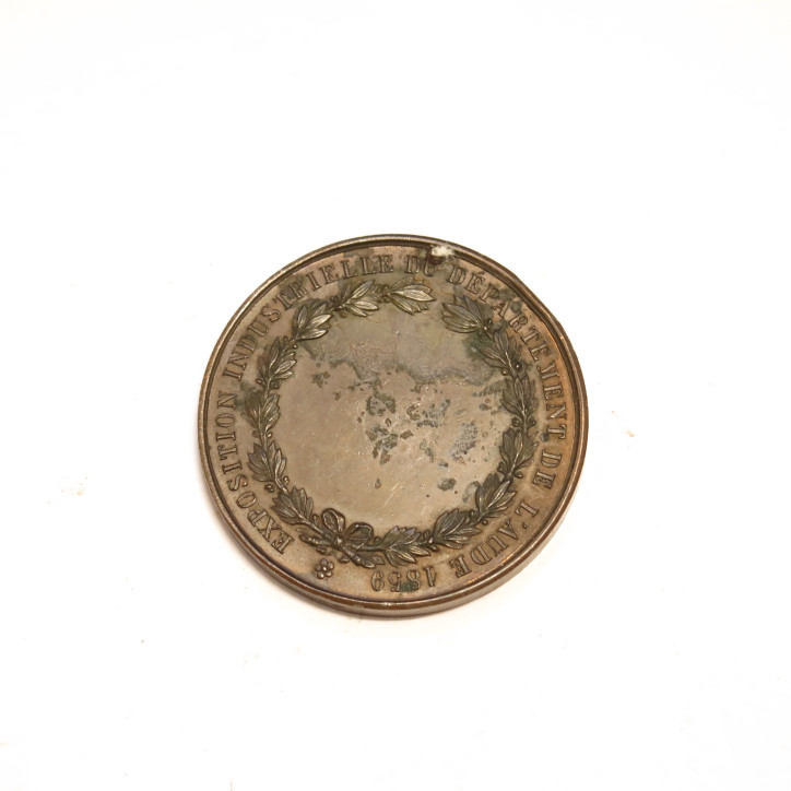 Jeton insigne Bronze Napoleon 3  ref bo 41 