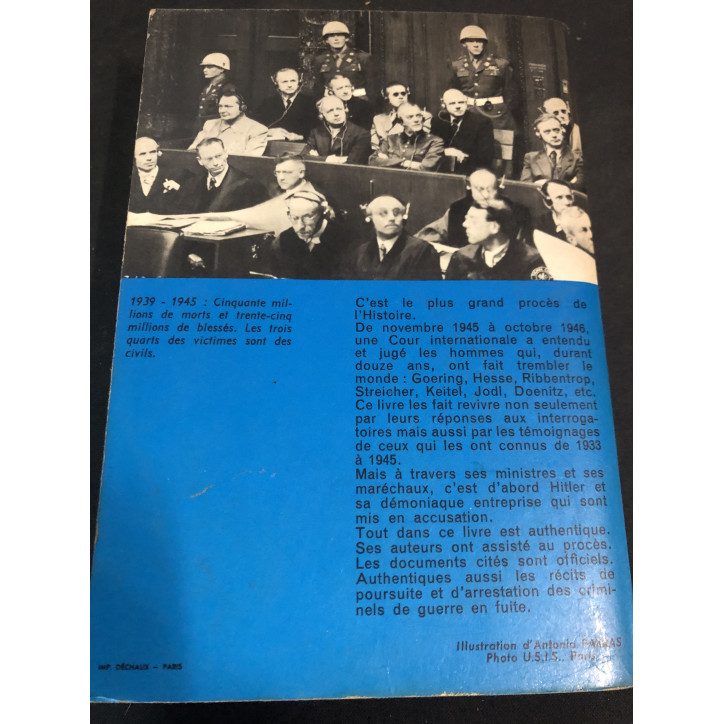 Livre Le procès de Nuremberg de Heydecker et Leeb