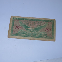 Billet 10 cents military payment serie 641 de 1965 ref bo 43