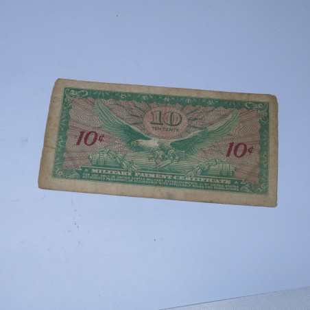 Billet 10 cents military payment serie 641 de 1965 ref bo 43
