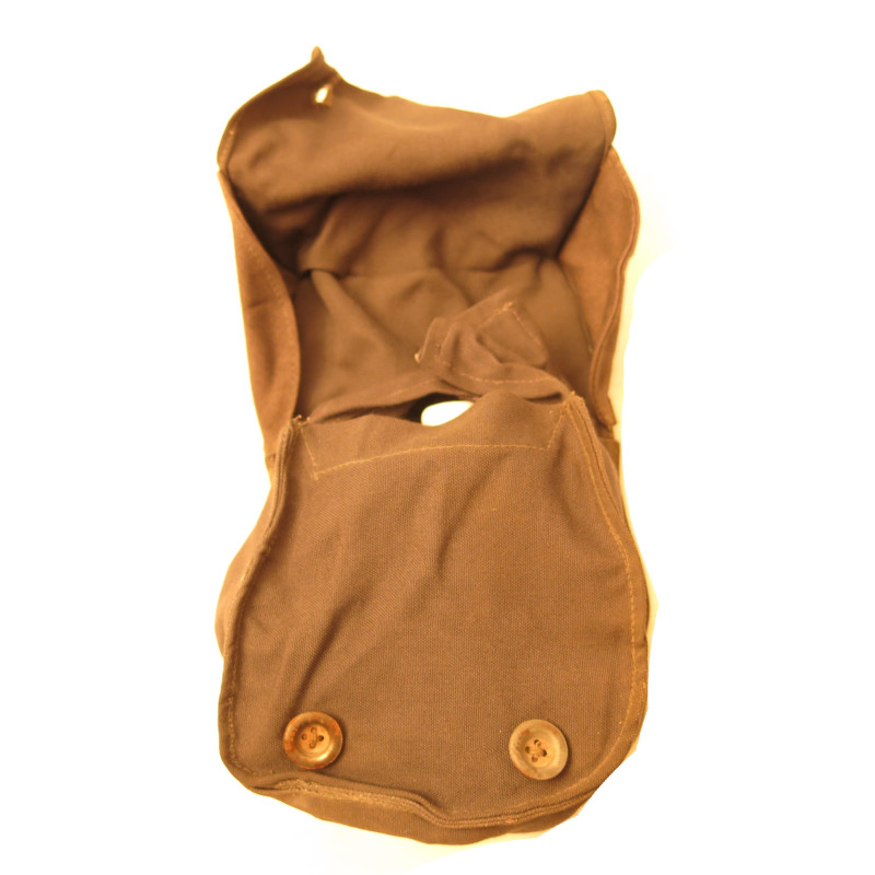 Etui toile original pour cartouche masque à gaz WH Réf po8 