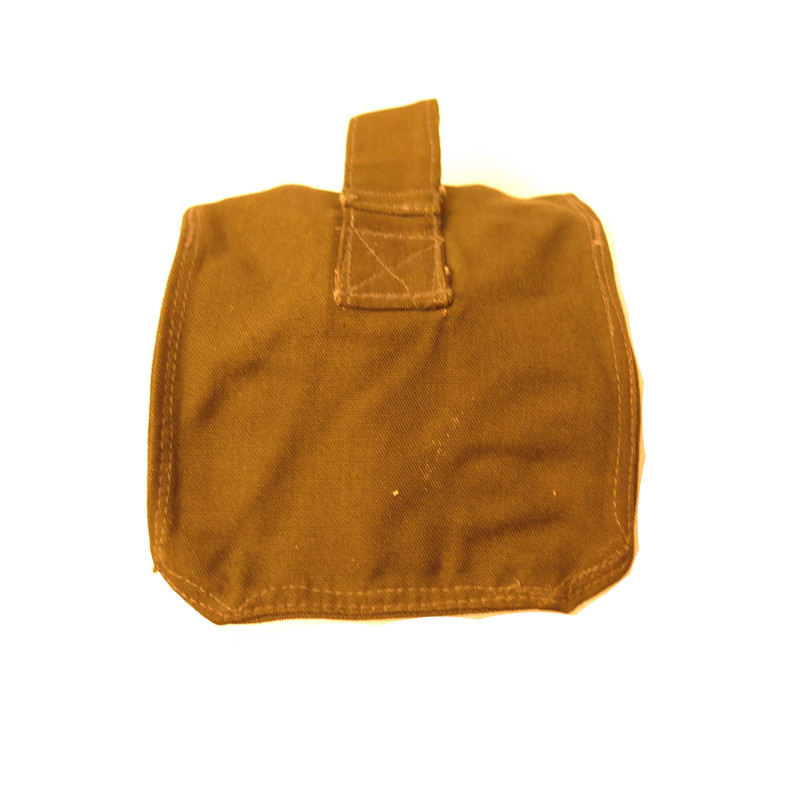 Etui toile original pour cartouche masque à gaz WH Réf po15 