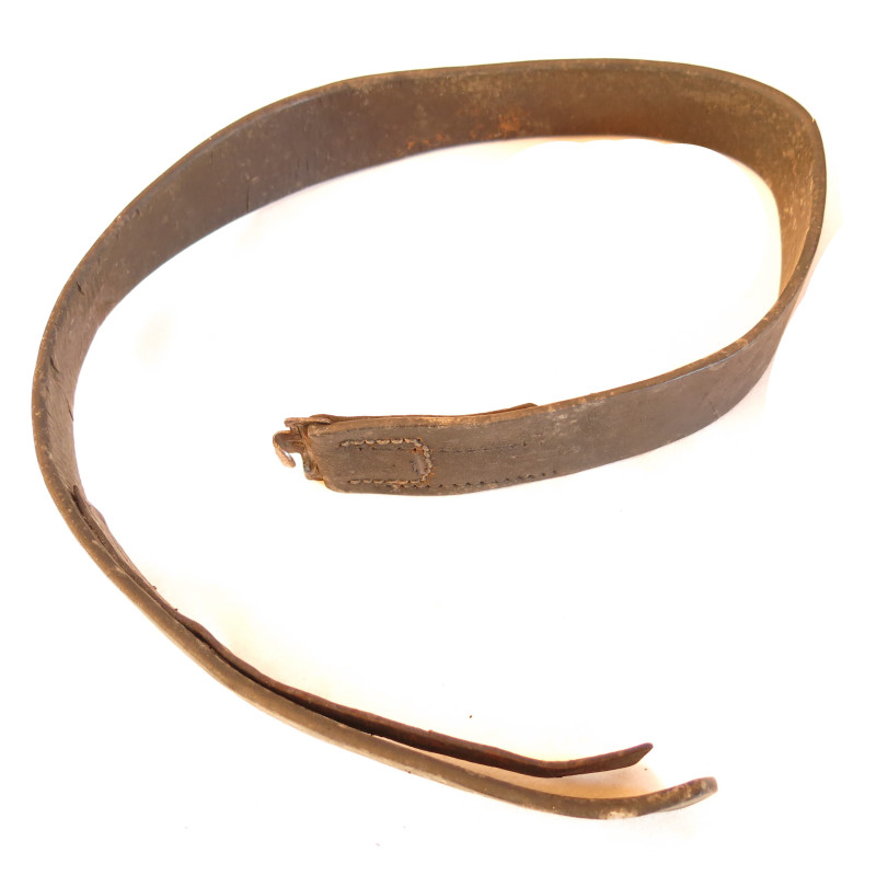Ceinturon cuir original  Allemand 39/45 ref ce 188