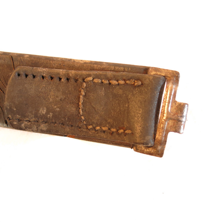 Ceinturon cuir original  Allemand 39/45 ref ce 188