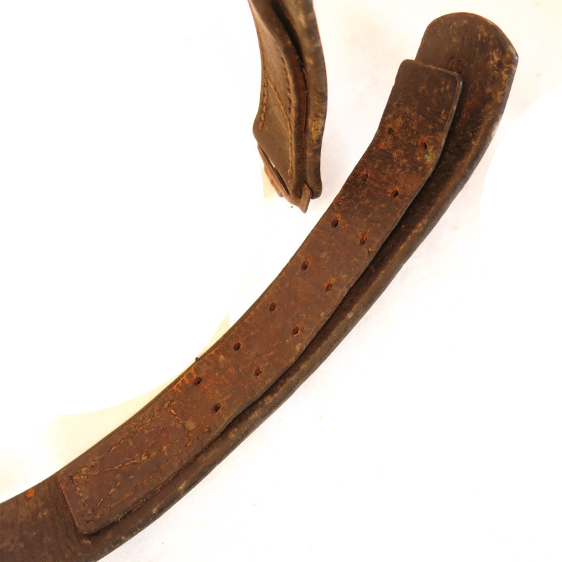 Ceinturon cuir original  Allemand 39/45 ref ce 188