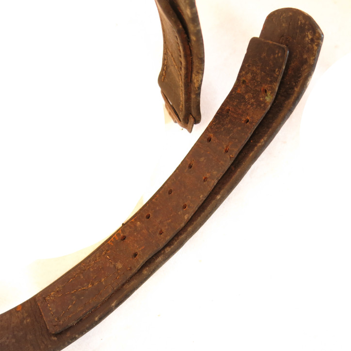 Ceinturon cuir original  Allemand 39/45 ref ce 188