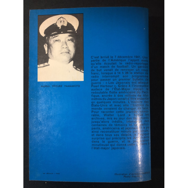 Livre Pearl Harbour de Walter Lord