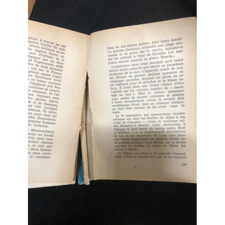 Livre Jusqu'au bout sur nos Messerschmitt du Gén Galland (Cmdt de la chasse allemande)