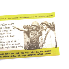 Tract Safe conduct pass original US Vietnam