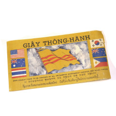 Tract Safe conduct pass original US Vietnam