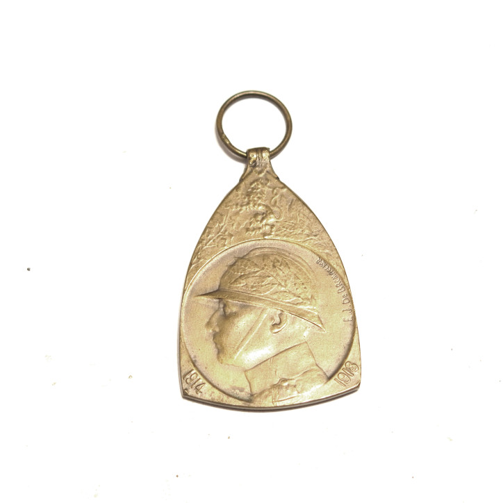 Médaille commémorative guerre 14/18 Belgique ref bo 43