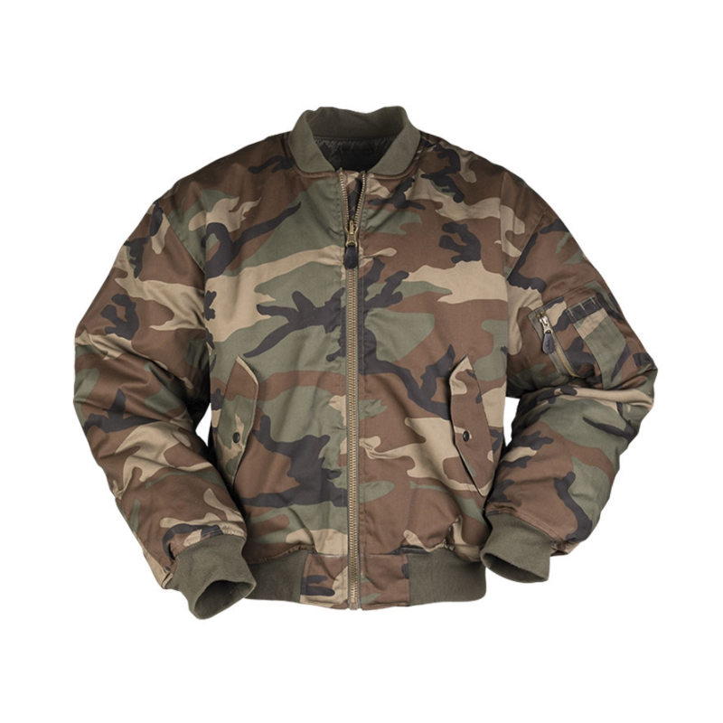 Blouson US Air Force bombers MA1 Camouflage  Woodland