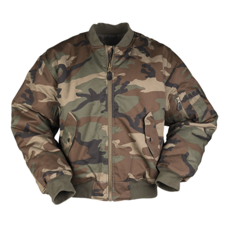 Blouson US Air Force bombers MA1 Camouflage Woodland