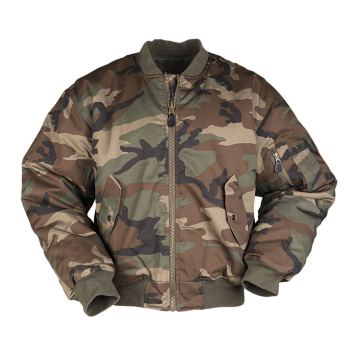 Blouson US Air Force bombers MA1 Camouflage  Woodland