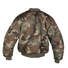 Blouson US Air Force bombers MA1 Camouflage Woodland