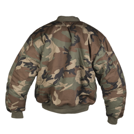 Blouson US Air Force bombers MA1 Camouflage Woodland