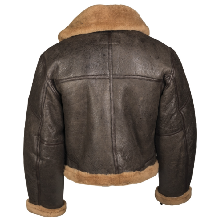 Blouson type Royal Air Force Britannique en cuir et mouton Blouson type Royal Air Force Britannique en cuir et mouton