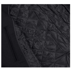 Caban US Navy Laine noir avec boutons noirs