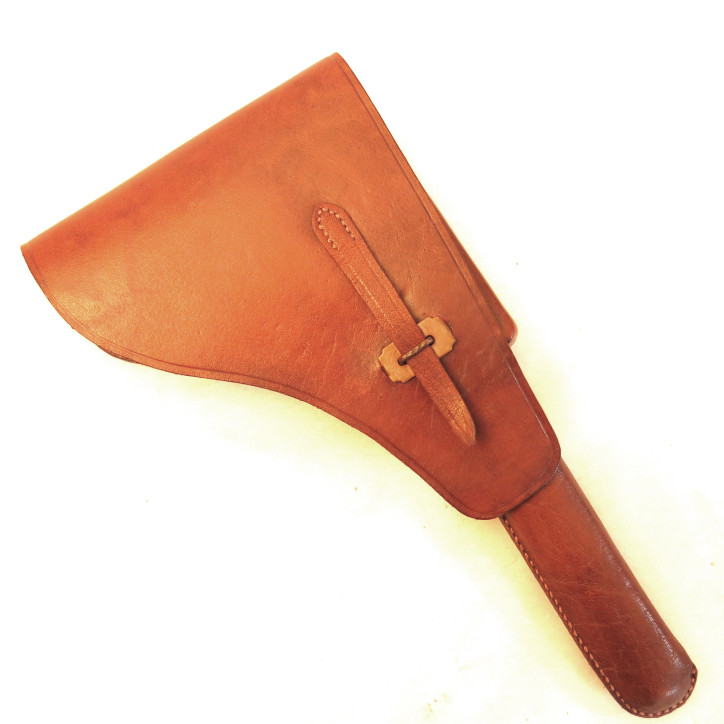 Etui cuir Luger P08 artillerie type guerre Indochine