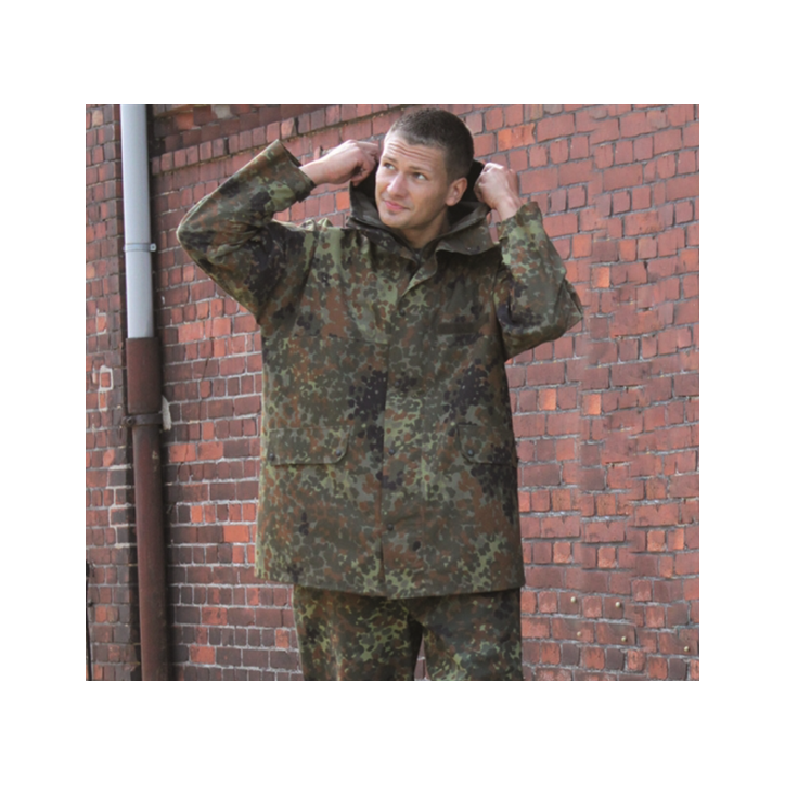 Veste de Pluie 3 couches laminées Camouflage Bundeswehr