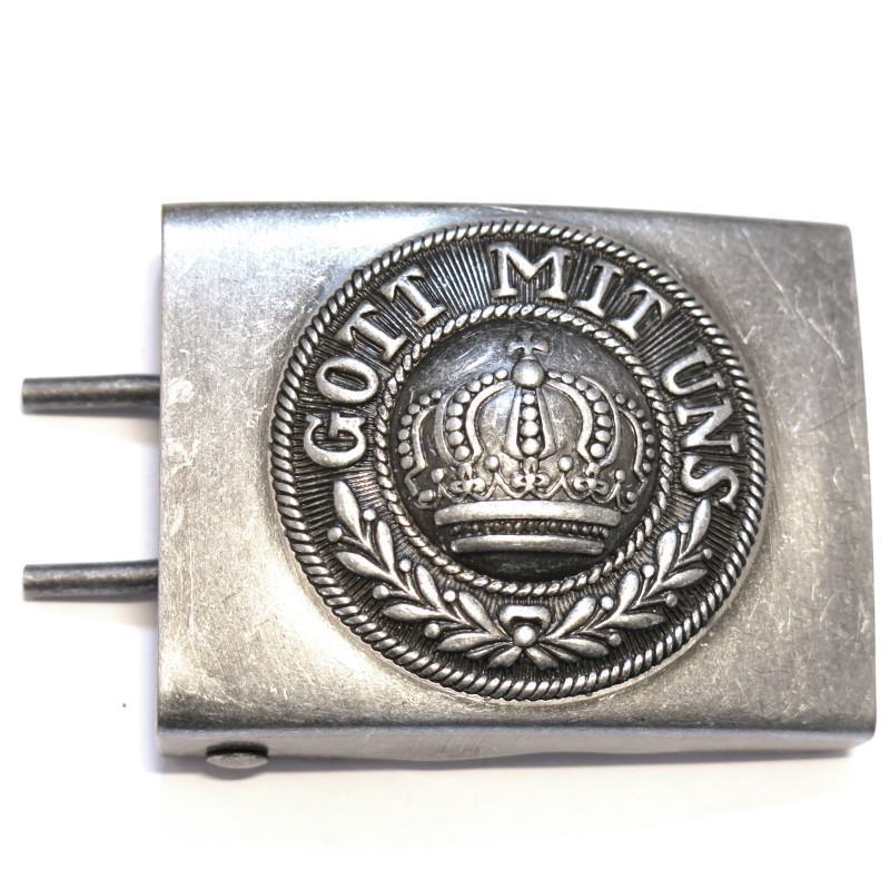 Boucle Allemande 14/18 Prusse Gott Mit Uns modele troupe REPRO