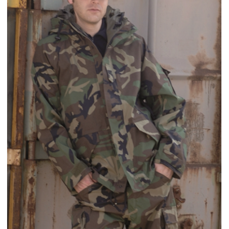 Veste de Pluie 3 couches laminées woodland