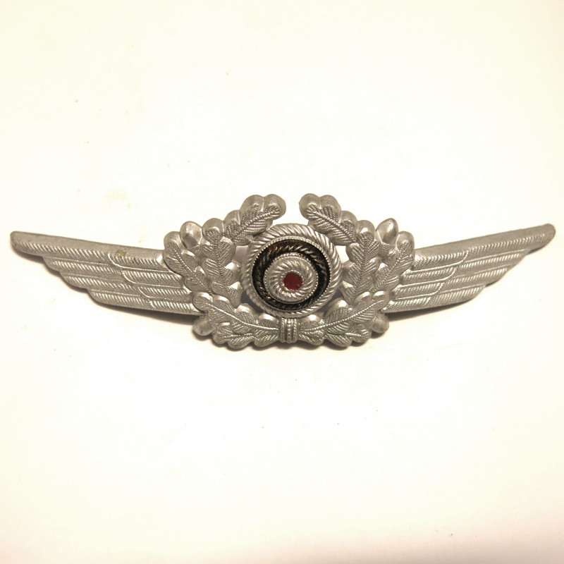 Feuille de casquette métal de casquette Luftwaffe original  ref bo 85 