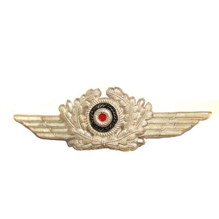 Feuille de casquette métal de casquette Luftwaffe original  ref bo 86 A