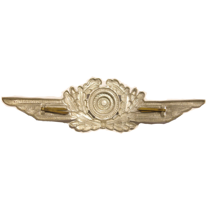 Feuille de casquette métal de casquette Luftwaffe original  ref bo 86 A