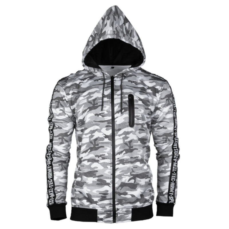 Veste de sport avec capuche Camouflage Urbain