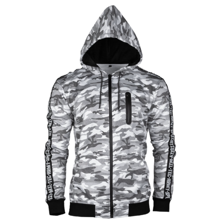 Veste de sport avec capuche Camouflage Urbain