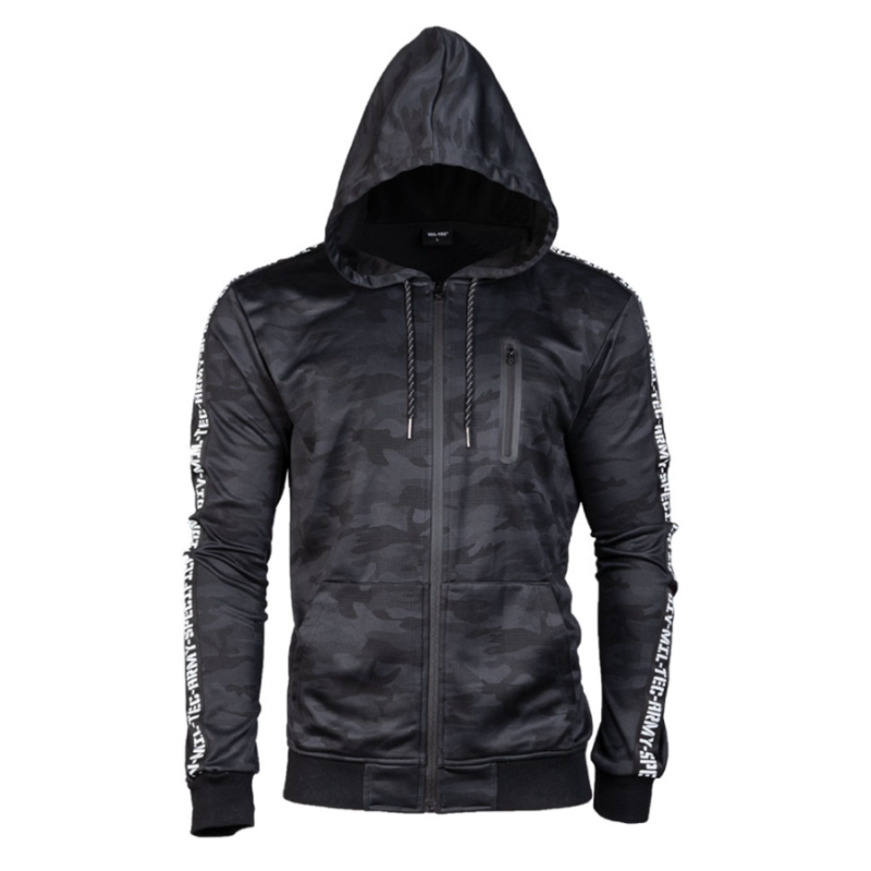 Veste de sport avec capuche Camouflage Dark