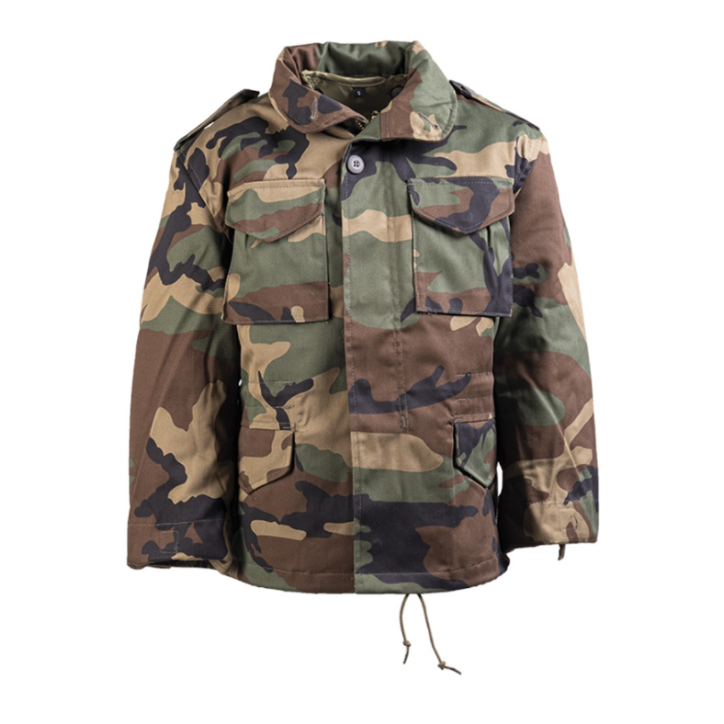 Blouson US M65 pour enfant camouflé Woodland
