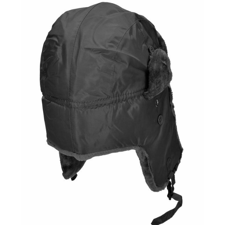 Casquette pilote MA1 noire