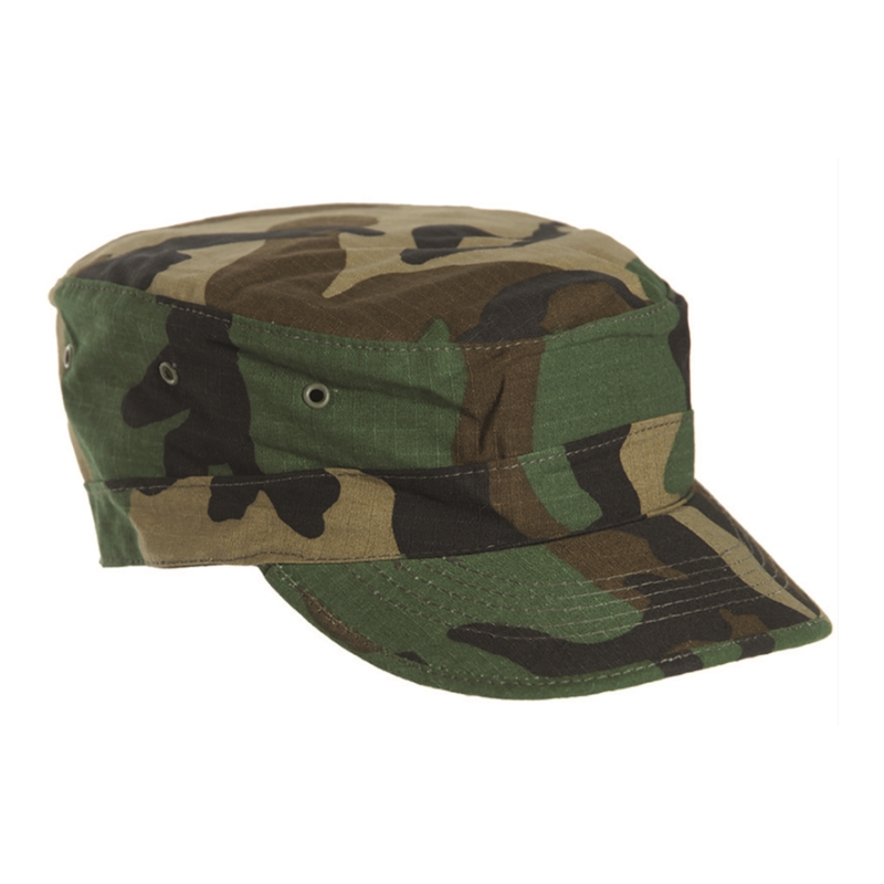 Casquette Ripstop type BDU woodland