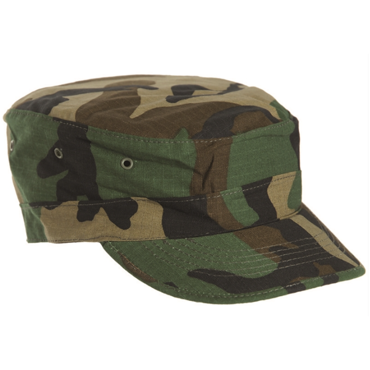 Casquette Ripstop type BDU woodland