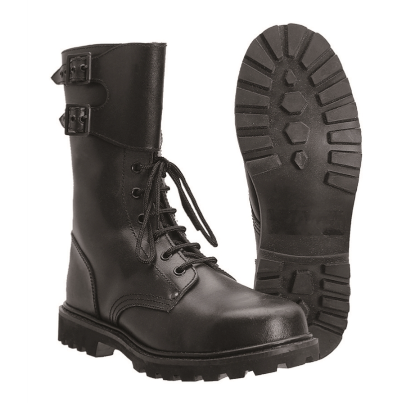 Ranger Armée Française en cuir noir