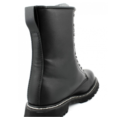 Rangers des para allemands en cuir noir