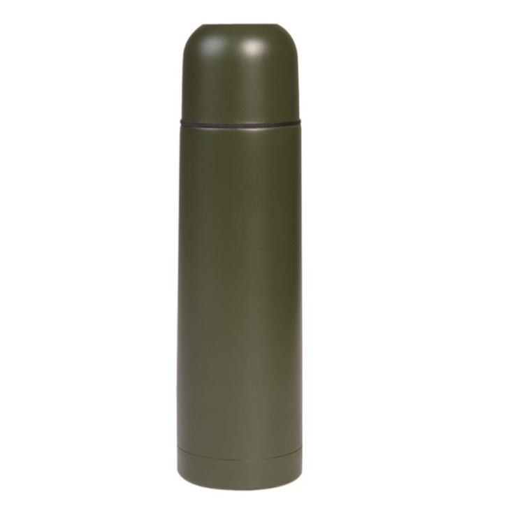 Bouteille isotherme 1L métal vert