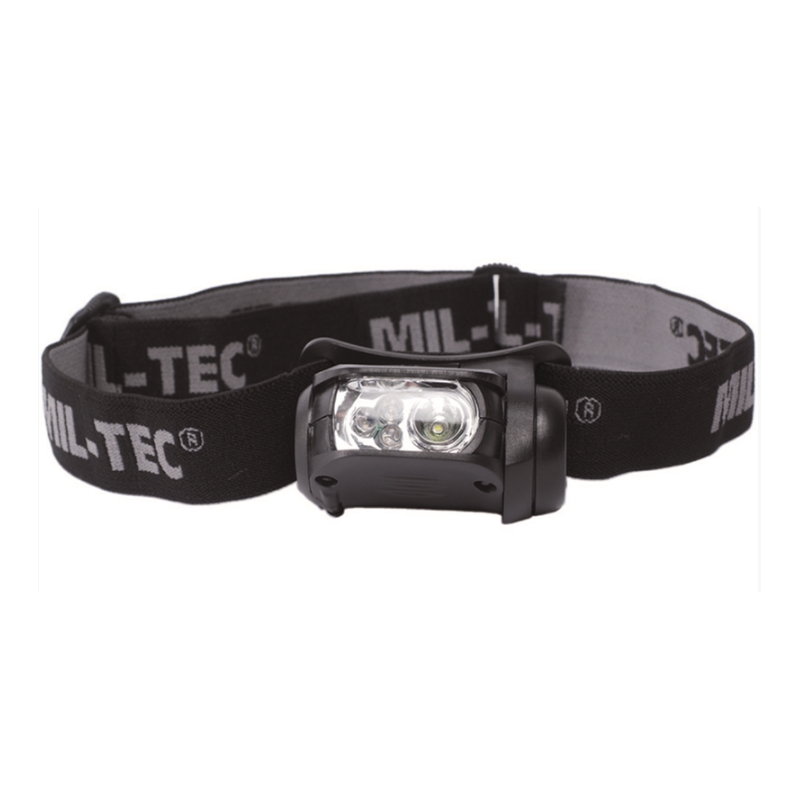 Lampe frontale LED 4 couleurs