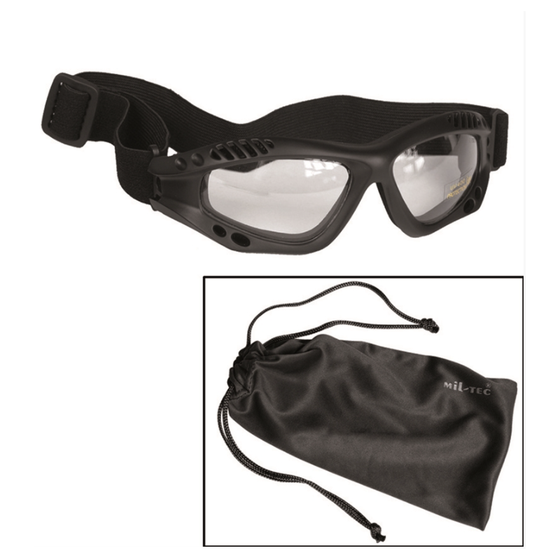 Lunettes commando Air Pro avec verres clairs