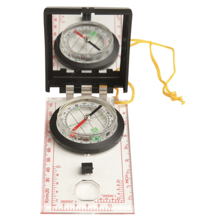 Boussole de carte avec couvercle de protection