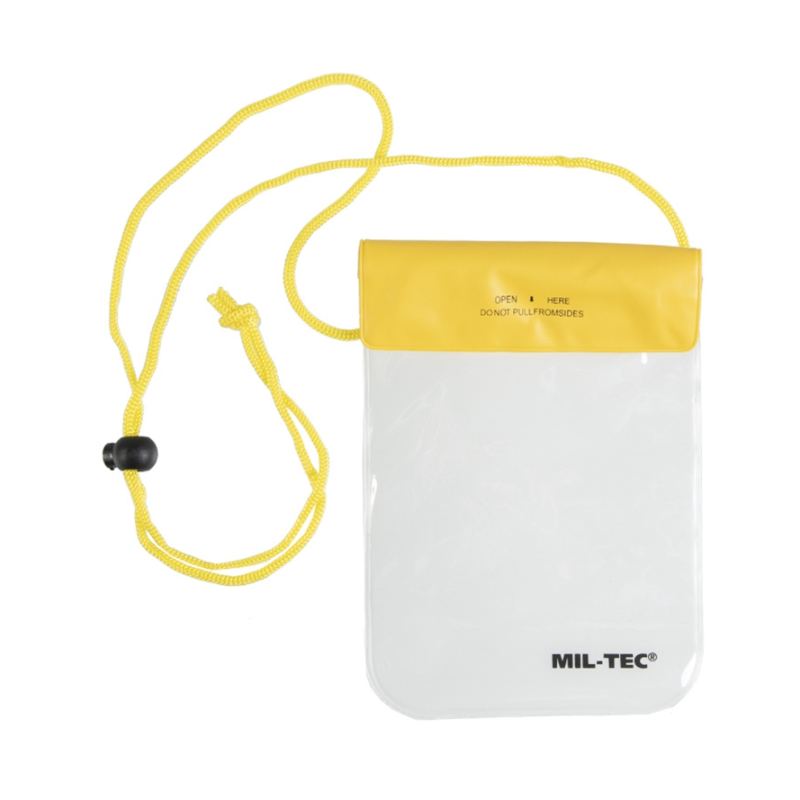 Pochette de poitrine waterproof jaune